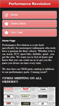Mobile Screenshot of performancerevolution.net