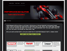 Tablet Screenshot of performancerevolution.net